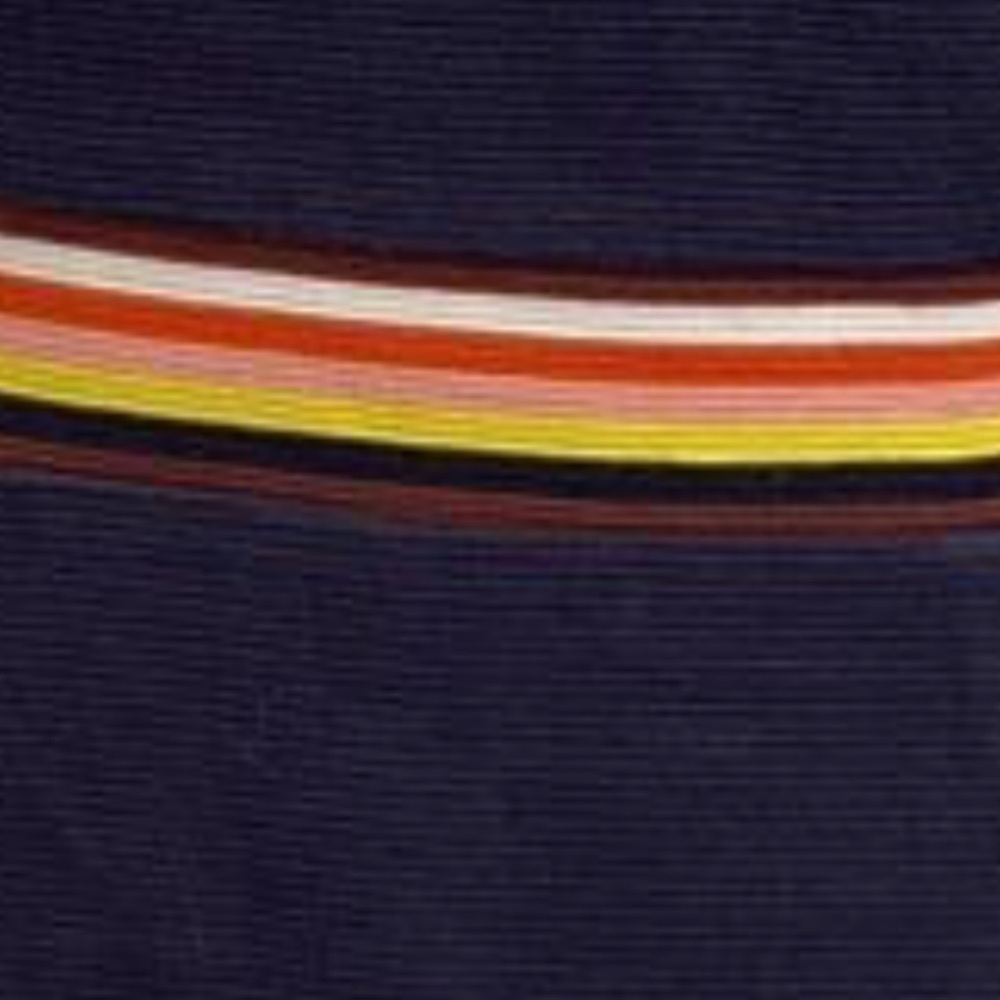 BODEN 🌼 Daisy Ottoman Rainbow Stripe Navy Blue Knit Sheath Dress Womens Sz 18L - Picture 12 of 12